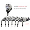 AGXGOLF Men's Left or Right Hand Magnum XS-TOUR Irons Set w/ #3 Hybrid Iron +5-9 Irons + PW & SW: Pro Series: Built In the USA!